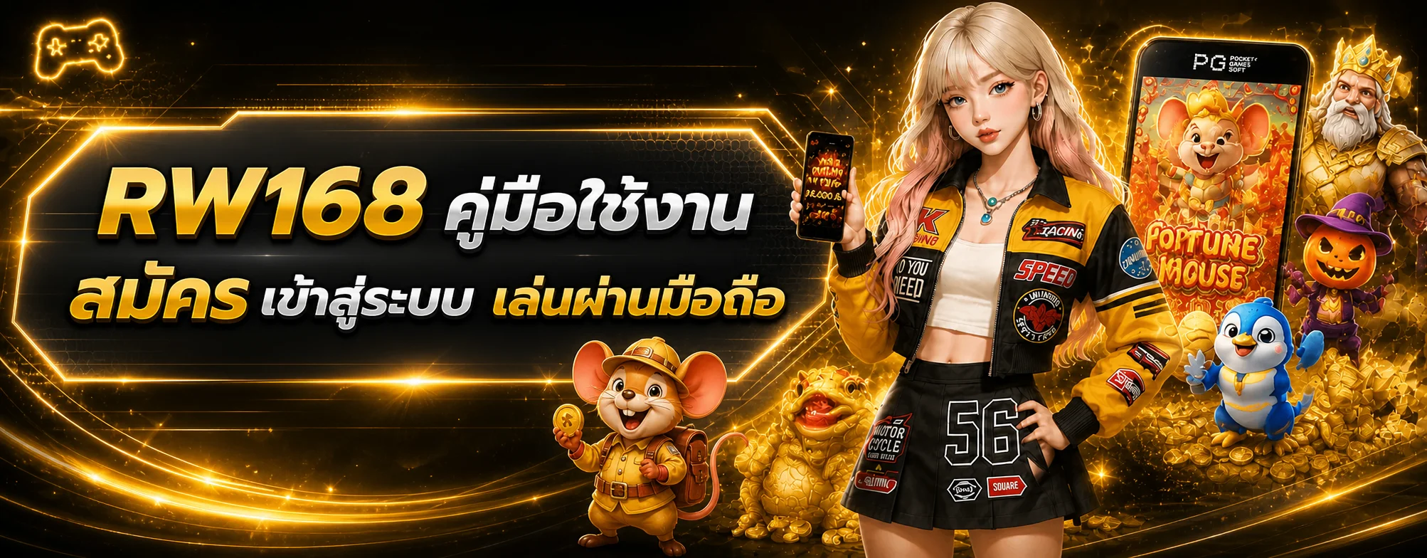 RW168 คู่มือสมัคร Login และเล่นผ่านมือถือ
