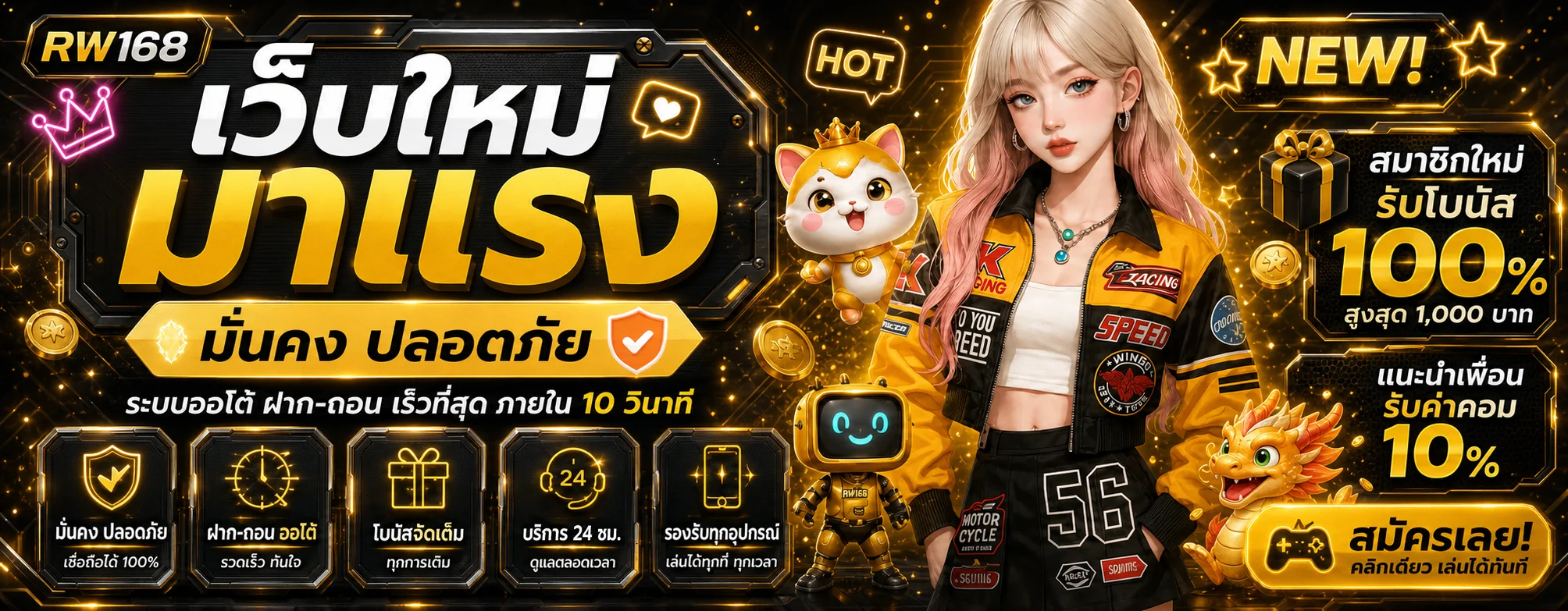 RW168 ทางเข้าเว็บหลัก สมัครและเข้าสู่ระบบ